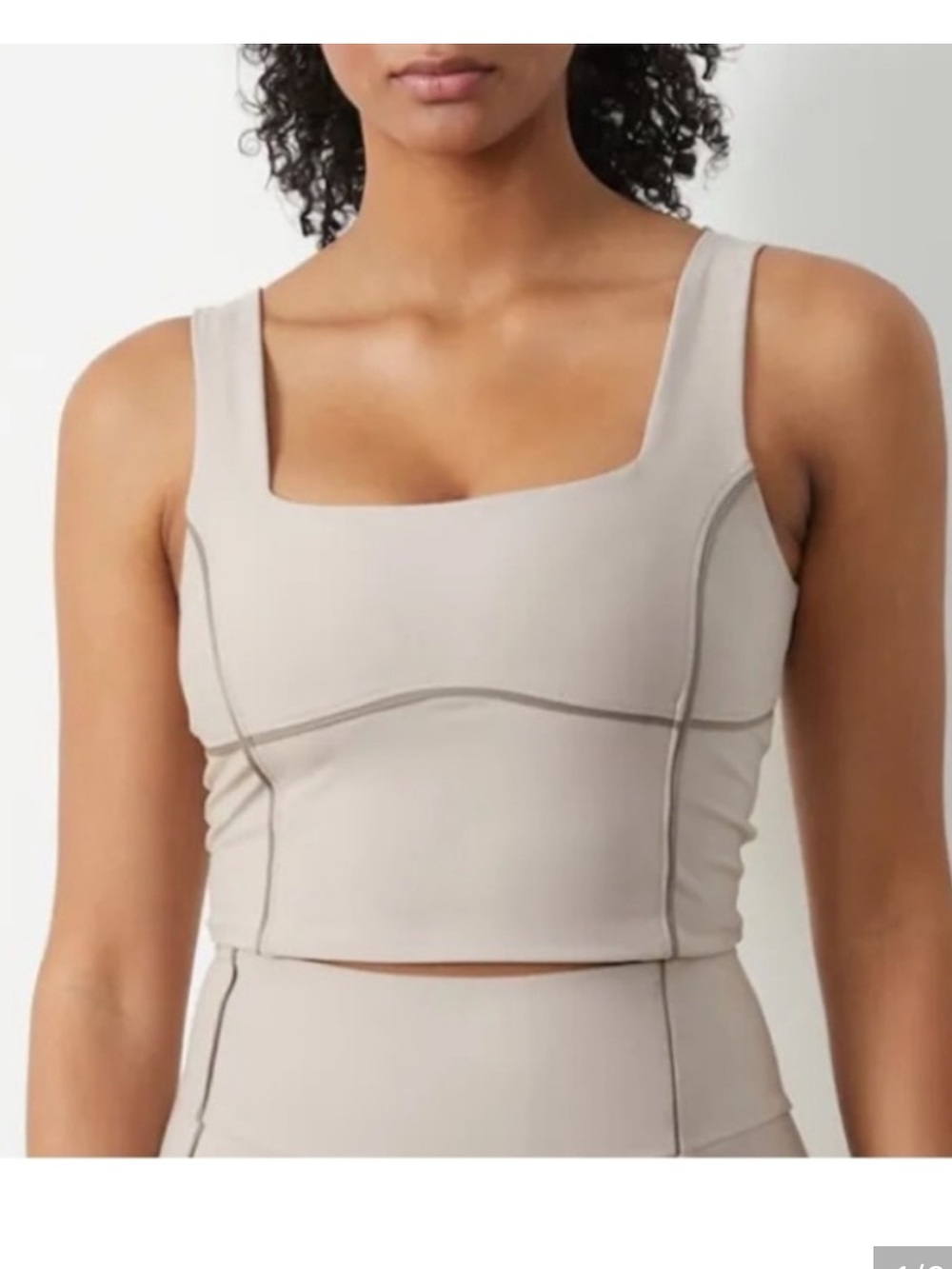 Abercrombie & Fitch Square Neck YPB Sports Bra